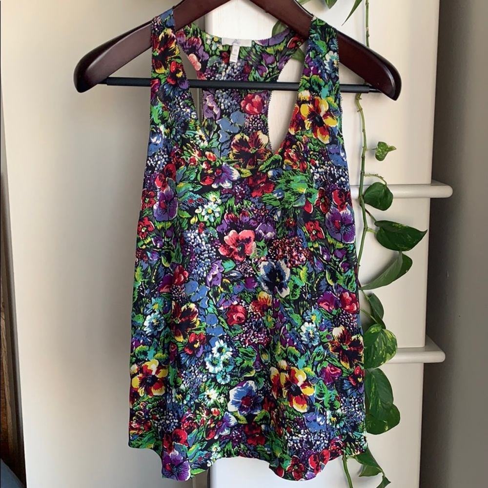 Joie Floral Silk tank
